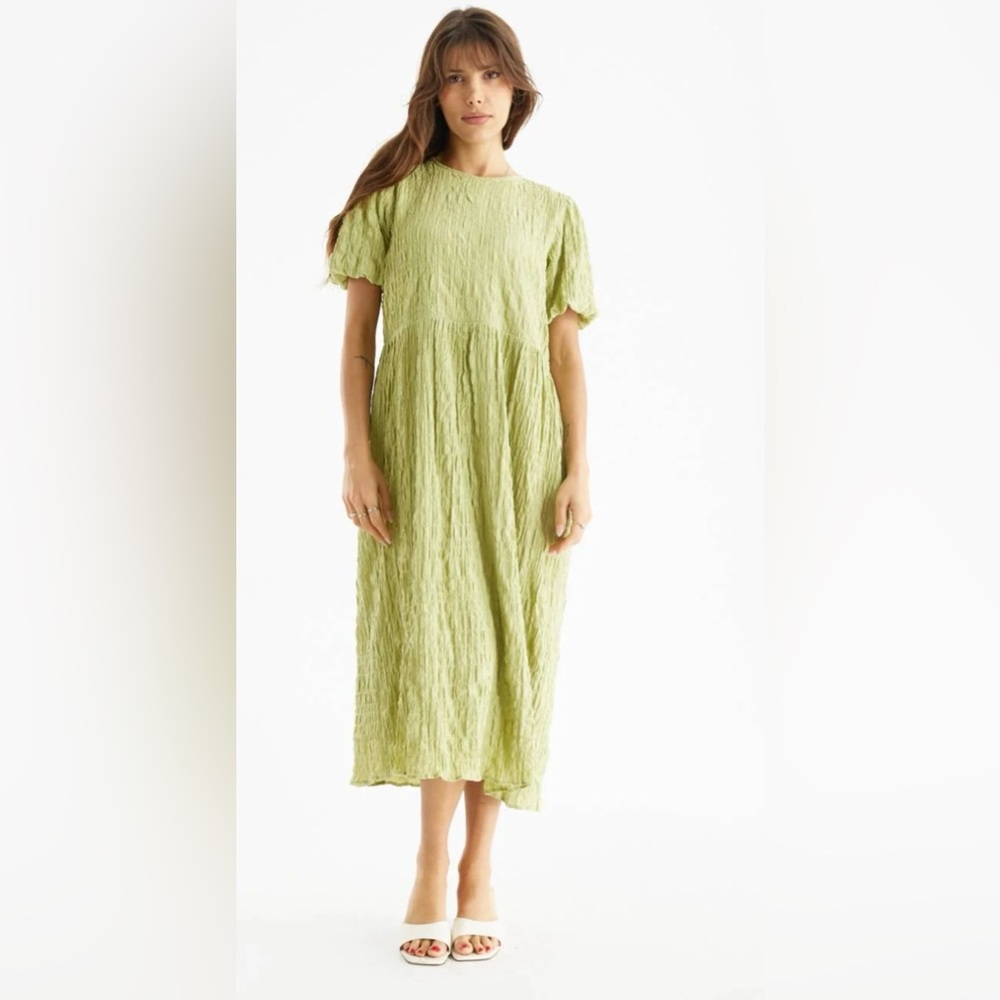 all:row Tove Dress in Lime Women’s Size Small NEW